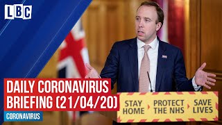 Matt Hancock announces human vacine trials to begin this week at coronavirus press conference | LBC