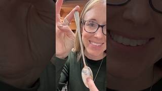 Turning a spoon into a bracelet! #upcycle #handmadejewelry #silverware #silverwarejewelry #diy