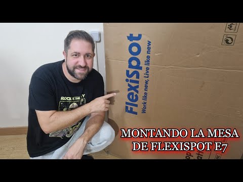 ASMR BRICOLAJE | Montando la mesa de FLEXISPOT E7 #FlexiSpotES #flexispotes