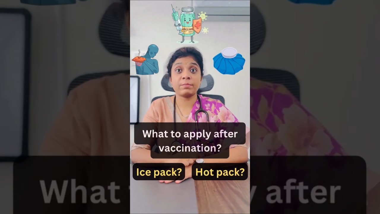 Post vaccination care : Ice pack or Hot pack? Share & save to newborn parents who are yet to get