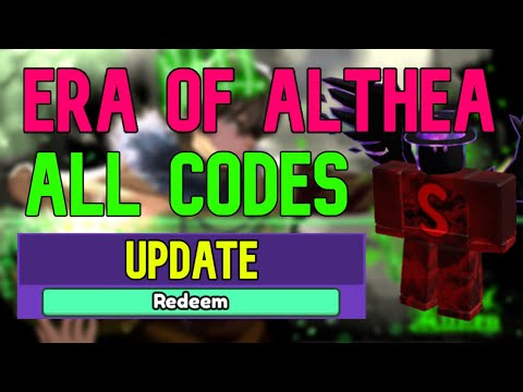 Roblox Era of Althea Codes  All working codes of Era of Althea