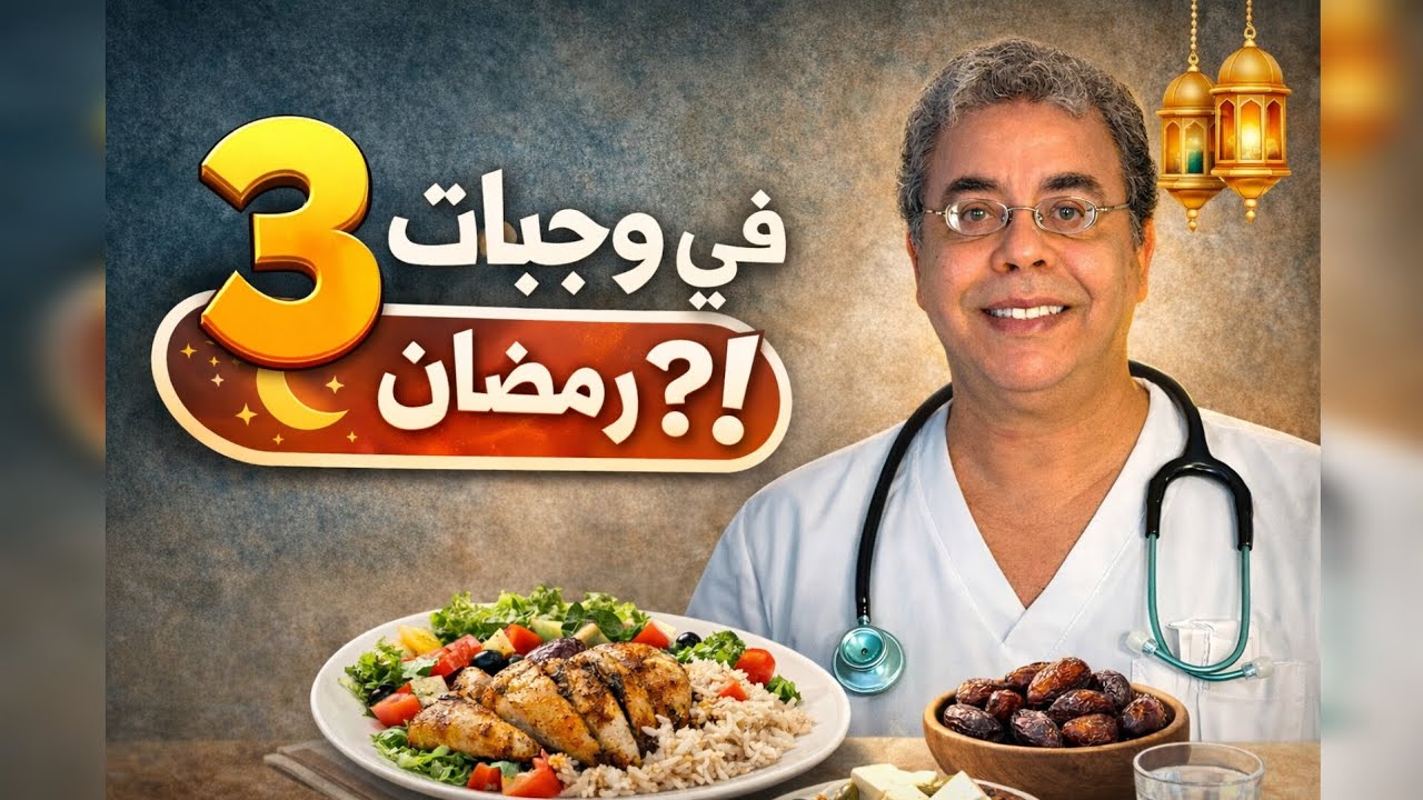 د. فؤاد الهاشمي| 3 وجبات في رمضان… عادة صحية أم خطأ شائع؟  #صحتك_اليوم #إعادة_ضبط_الميزان#رمضان