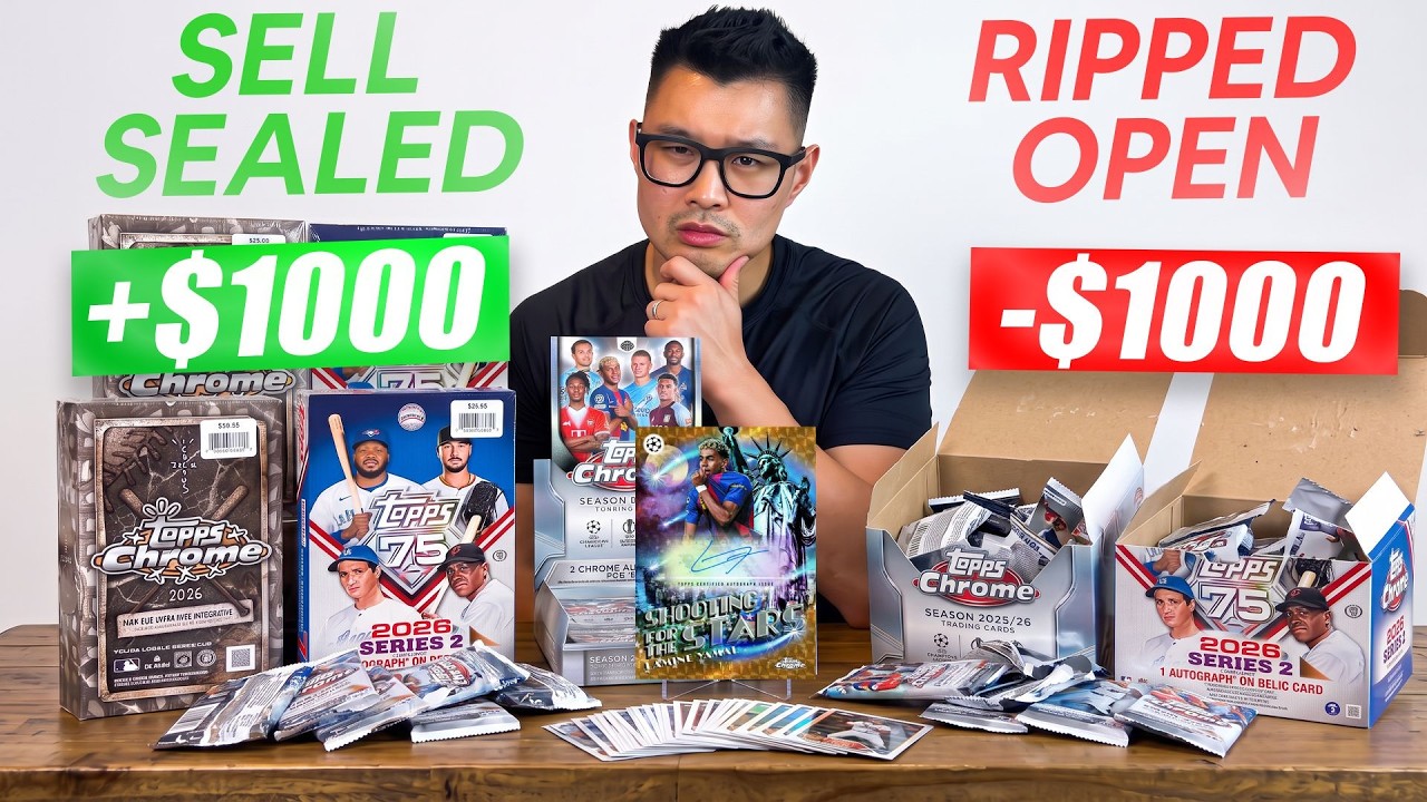 What’s More Profitable: Opening or Selling Sports Card Boxes?