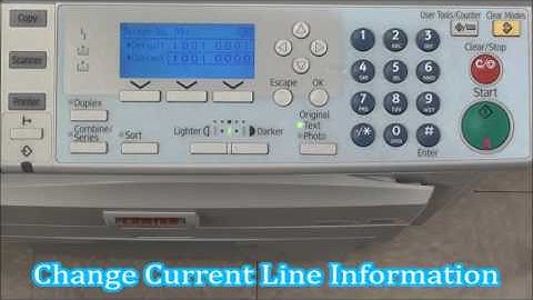 Ricoh Lanier 4 Line Display FaxConfirmations