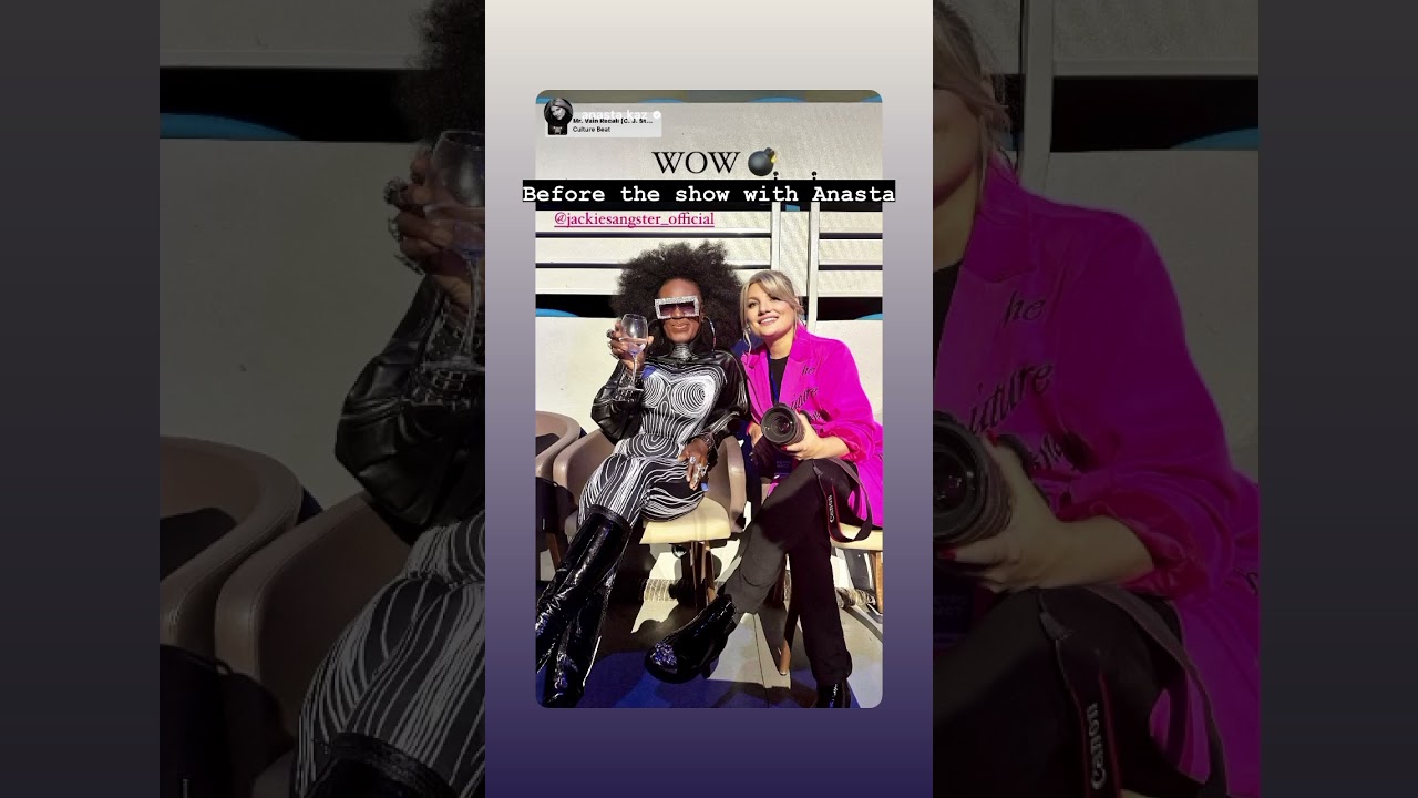 Culture Beat-Jackie Sangster backstage in Kazakhstan 2023 