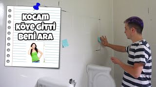 TUVALETLERE KADIN NUMARASI BIRAKARAK ABAZA AVLAMAK!