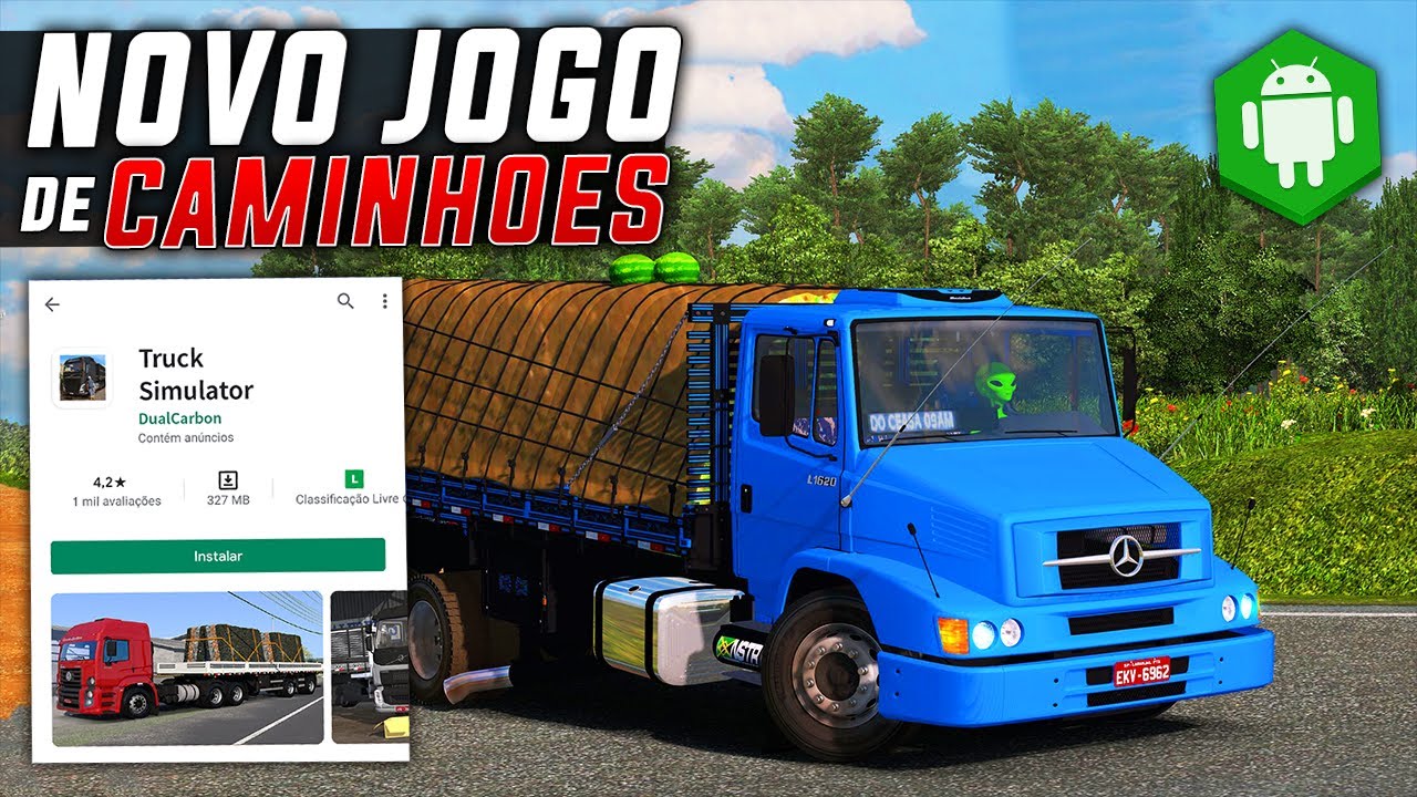 NOVO JOGO REALISTA DE CAMINHÕES PARA ANDROID (TRUCK SIMULATOR