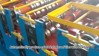Double layer roll forming machine
