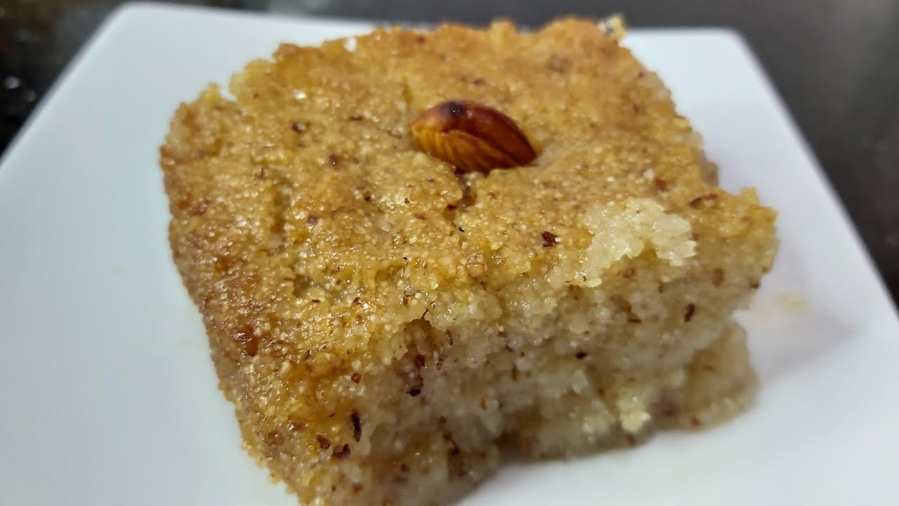 الطريق الصحيح 💯 لهريسة اللوز التونسية/هريسة حلوة  hrissa hloua tunisienne 😋😋