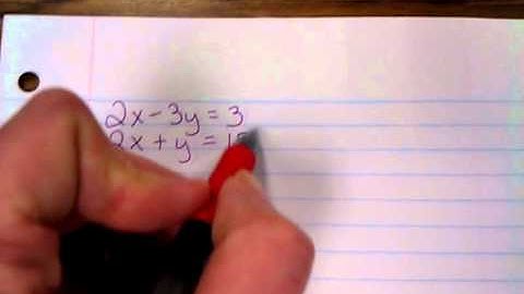 Solving systems by LInear combinations with multiplying one equation intro