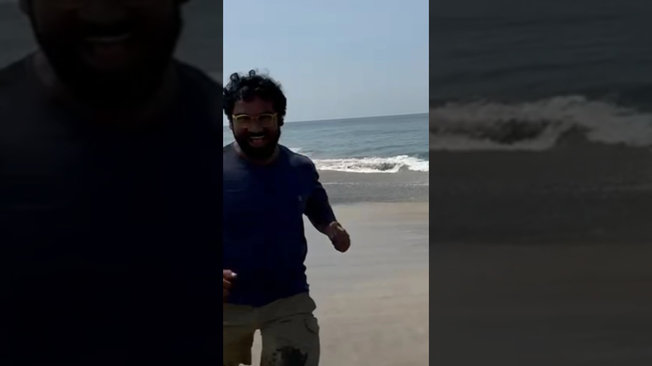 Happy moments in kerala Beach ⛱️ 