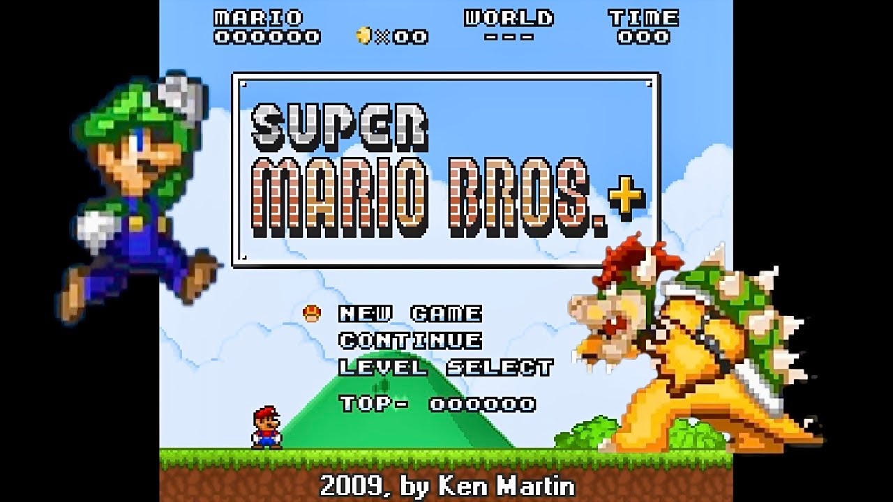 Super Mario Bros. Plus Walkthrough - Fan-made PC game - YouTube