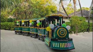 All Aboard the new Family Adventure Train at Kuda Villingili Maldives