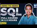 SQL Tutorial for Beginners | Full SQL Course In Telugu