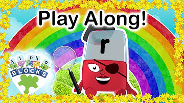 Can You Find the RAINBOW? 🌈 #MentalHealthAwareness | Learn to Spell | Alphablocks | Phonics