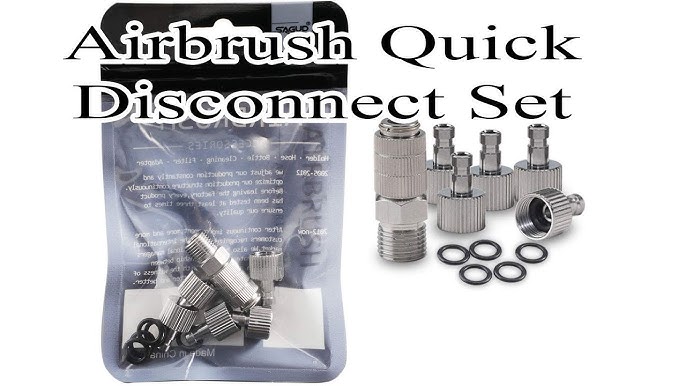 Airbrush Quick Connect Vzduchová hadice Quick 10 ks za 301 Kč - Allegro