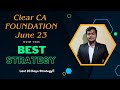 Pass CA Foundation in 20 Days 🔥| Best Strategy💥💯 | #cafoundation #youtube