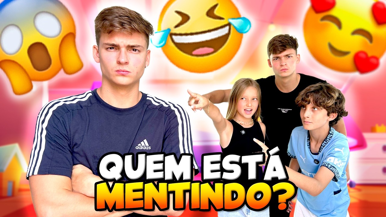 DESAFIO DE QUEM ESTÁ MENTINDO COM LAURA MOTTER E OS IRMÃOS SCRIBEL • Daniel Montanari •