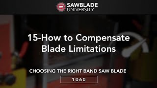 1060 – 15 – How to Compensate Blade Limitations
