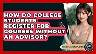 How Do College Students Register For Courses Without An Advisor? - The College Explorer