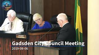 Gadsden City Council Meeting 2019-08-06