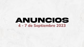 Anuncios | 4 al 10 de Septiembre