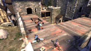 how jump over the castle wall in degroot keep.