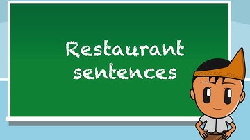Learn Indonesian - Lesson 40 - Restaurant sentences