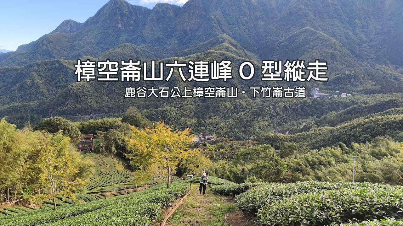 溪頭六連峰｜大石公上樟空崙步道，銀杏森林季節限定 ｜大崙頭山、 貓冬望山 、 民眾坪山 、 樟空崙山 、 大崙山 觀光茶園步道、 快活林、志騰山 、竹崙山 O繞