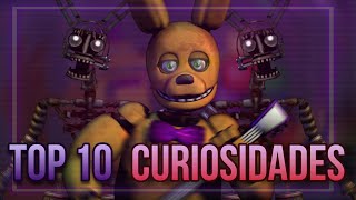 TOP 10 CURIOSIDADES DE SPRINGBONNIE | Five Nights at Freddy's | FNaF