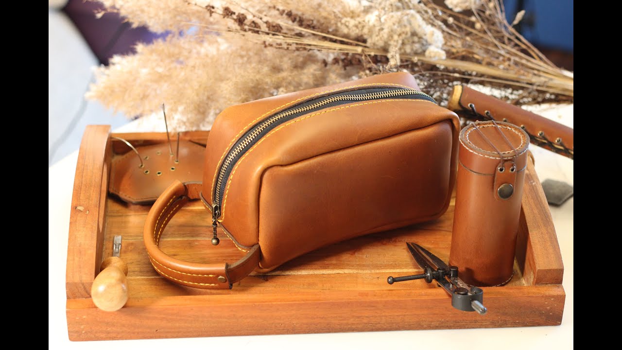 The Artist's Dopp Kit | Leather Craft - YouTube
