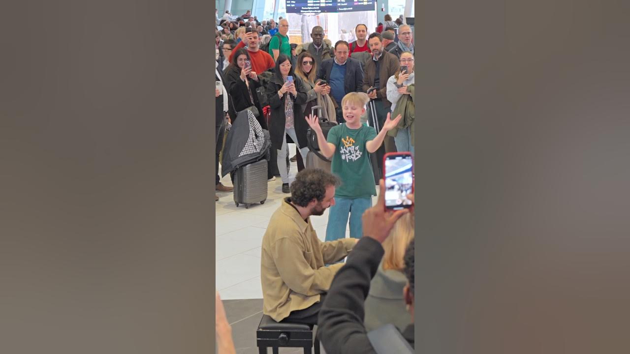 AMAZING 11-year old sings Take Me To Church with me in Rome Airport 🤯😍 AMAZING 11-year old sings Take Me To Church with me in Rome Airport 🤯😍