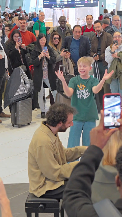 AMAZING 11-year old sings Take Me To Church with me in Rome Airport 🤯😍