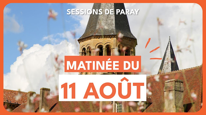 Matinée du 11 août - Session du 7 au 11 août 2024