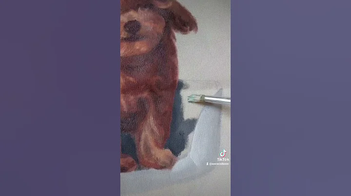 first time painting on a totebag!#shorts