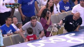 2013/06/30 Ryu's bat goes into stands