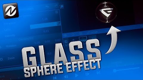 How To Make Glass Sphere Effect In Node Video 🔥