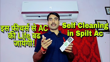 Lloyd Split AC Remote Blow Feature Self Cleaning In Split AC How To Use and Activate