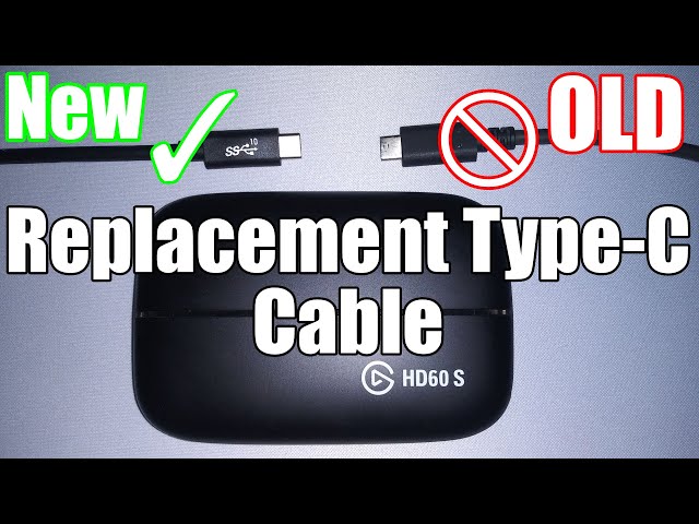How to Fix Elgato HD60S & HD60S+ USB 3.0 Type-C Replacement Cable