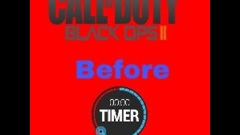 COD bo2 before timer glitch