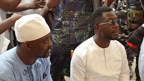 Arrival Of Shefiu Alao  At Burial ceremony of Pasuma mother