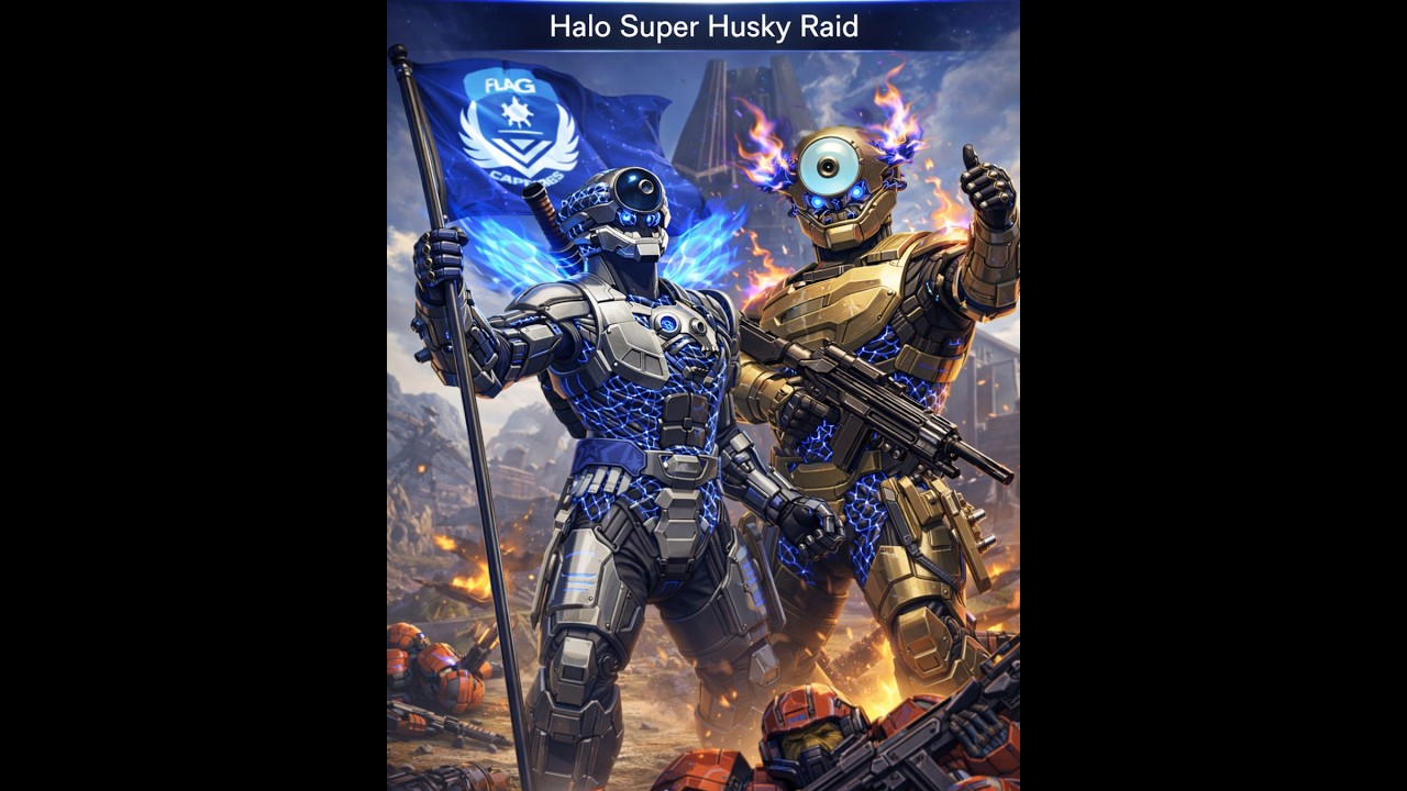 purplelotus30 & YOSHIx1X using amazing teamwork Halo infinite super husky raid Outlook