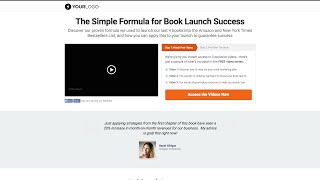 OptimizePress Book Launch Landing Page Template