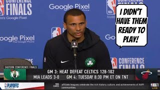 “I didn’t have them ready to play!” Joe Mazzulla / Jayson Tatum/ Jaylen Brown
