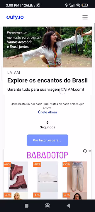 Como pasar la publicidad de cuty io