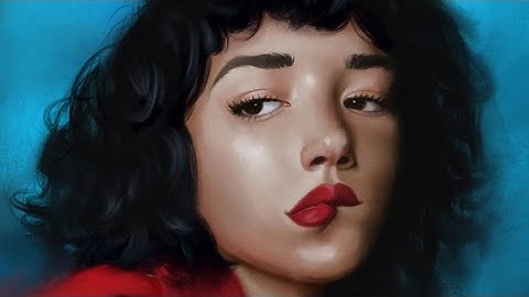 “Cherry Lip” - Digital Painting Timelapse Using Procreate