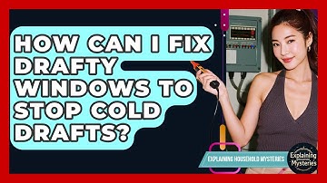How Can I Fix Drafty Windows To Stop Cold Drafts? - Explaining Household Mysteries