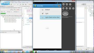 Android testing the action bar item and menu item using Robotium test frame work