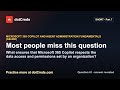 Microsoft AB-900 Practice Question #7 #shorts