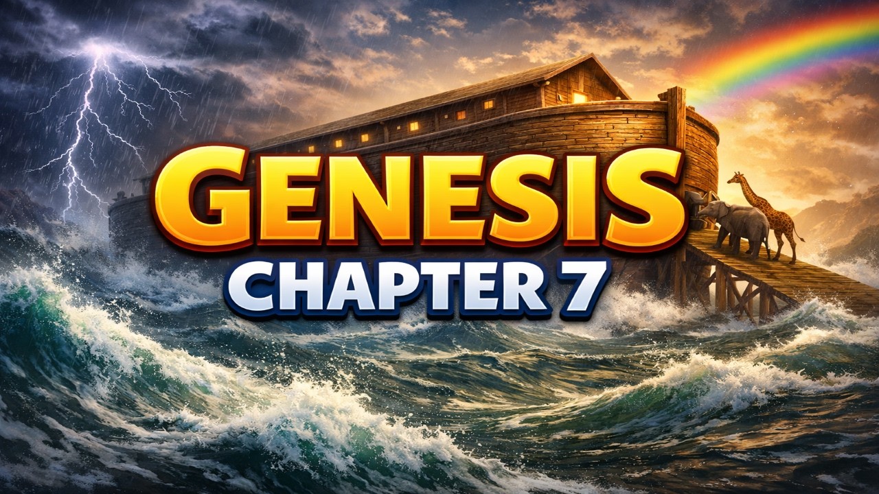 Genesis Chapter 7 Explained 🔥 The Great Flood Begins | Bible Study ...